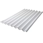 Corrugated Roof Sheet [Shinko Zinc] Thickness  0.32 mm Length  4.5 meter White Color